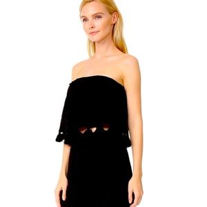 MISA LOS ANGELES BLACK OFF THE SHOULDER BLACK TOP!